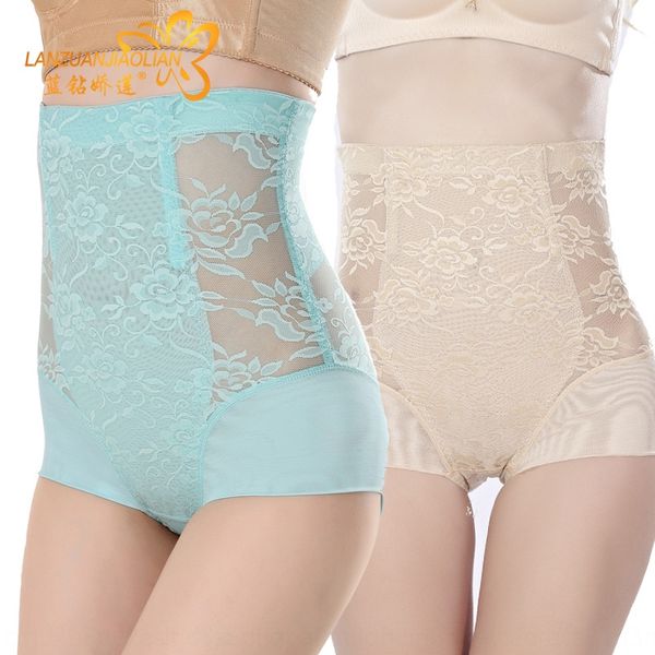 

seamless's abdomen postpartum high waisted underwear tuck pants women hip lift up corset gathered-waist shaping pants underwear, Black;brown