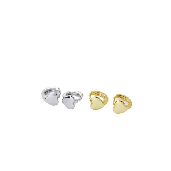 

925 sterling silver earring fashion simple star ear ring glossy heart ear bone small wild trend personality woman girl jewel, Golden;silver