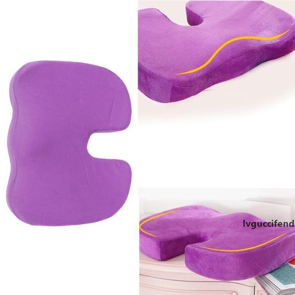 

travel seat cushion coccyx orthopedic memory foam u seat massage chair cushion pad car office massage cushion