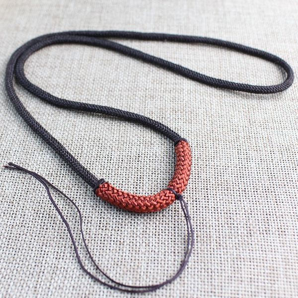 

sweater chain coarse necklace rope personalized girl fashion crystal pendant accessories handmade pendant diy handmade jade rope, Silver