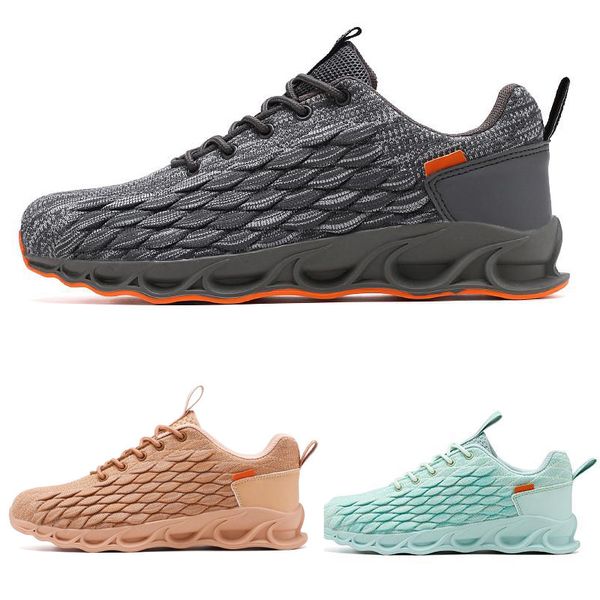 

2020 new type6 brown gray green white nude pewter black lace-up cushion young men boy running shoes low cut designer trainers sports sneaker