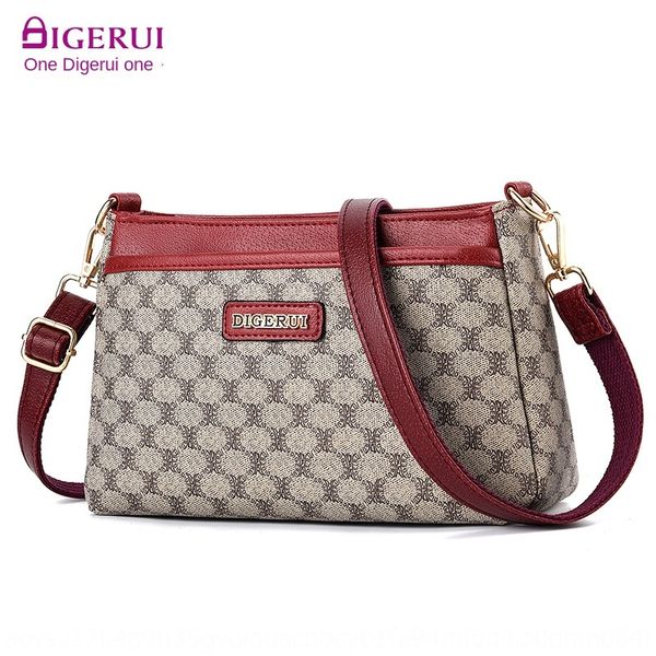 

2019 весной новый женский модный шнурок посыльного плеча мешок плеча вскользь все соответствует среднего возраста матери площади мешок 8612, White