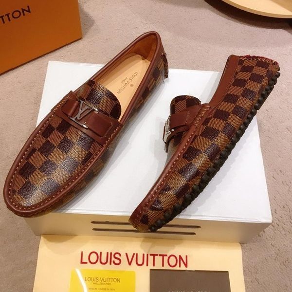 

роскошные кожаные мужчины досуг ботинки платья подарка партии обувь мужская свадебная обувь ленивый фальц мокасины мокасины легкий хоккенхай, Black