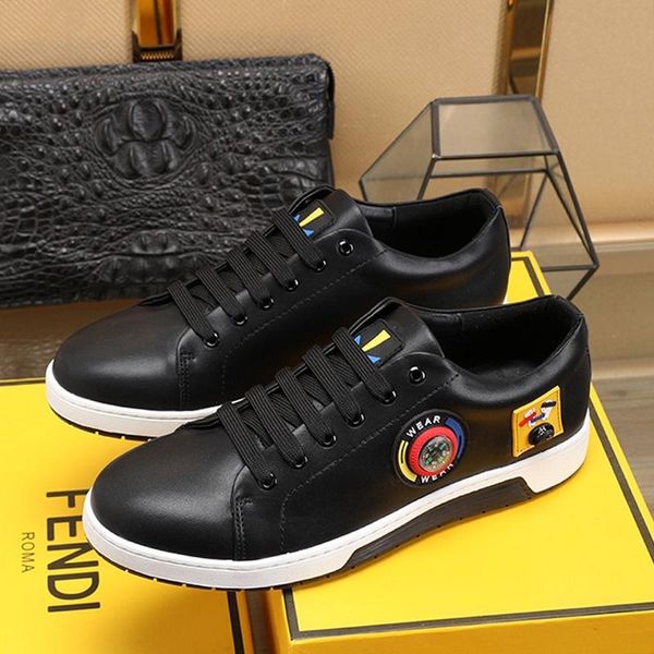 

new arrival mens shoes herren luxus marken schuhe outdoor walking comfortable footwears low lace -up plus size casual shoes, Black