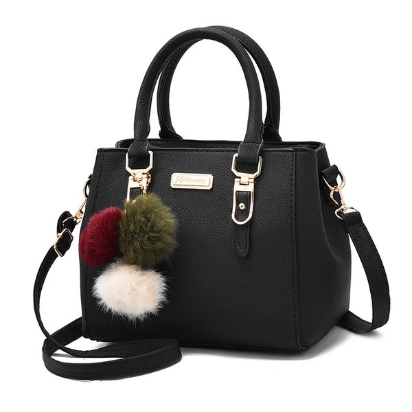 

2020 hairball ornaments totes solid sequined women handbag party purse ladies messenger zipper crossbody shoulder bags