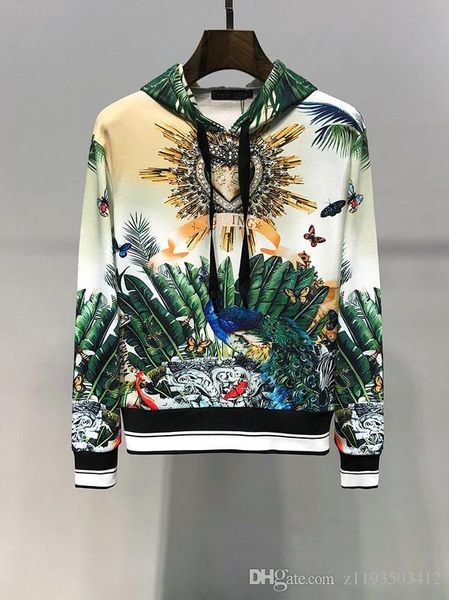 

2019 new european sweatshirts pullover sweater comfortable casual hooded hat fashion sweatshirts mens designer hoodie hiphop plus size m-3xl, Black