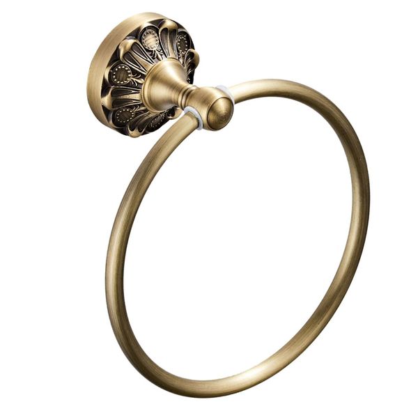 

bathroom hardware set wall mount towel ring brass towel rack hanging hook