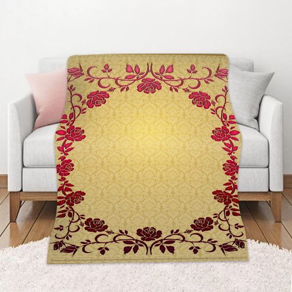 

diy custom blanket modern autumn and winter warm sofa blanket hd digital printing double-sided flannel air conditioning blanket