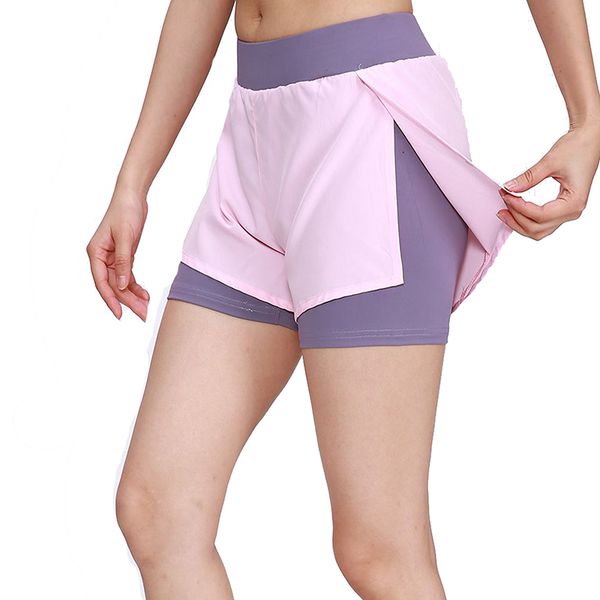 

new ladies outdoor sport gym yoga short pants cycling running climbing fitness training shorts women jogging athletic short trousers, Brown;gray