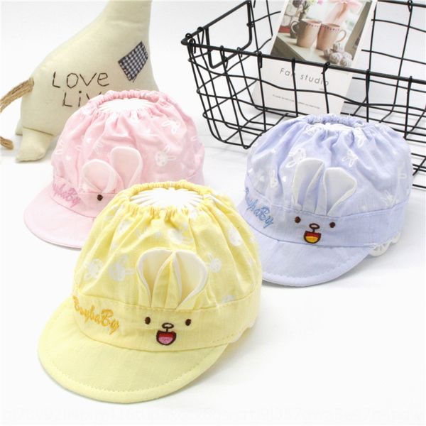 

autumn cool hat male and female tire newborn 0-3-6-12 cotton empty baby fetal cap baby cap hat, Yellow