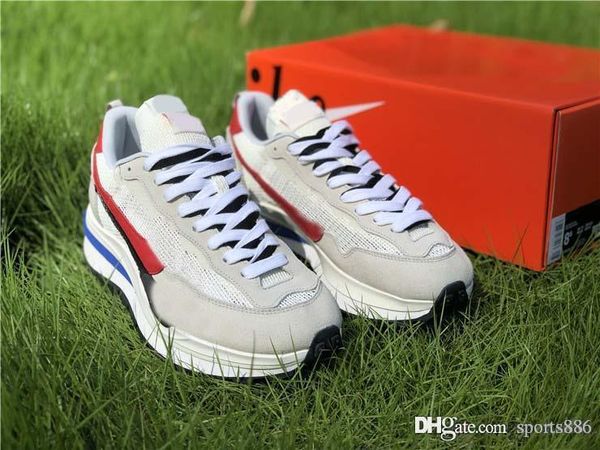 

authentic sacai vaporwaffle men running shoes sail light bone game royal sport fuchsia shoes sneakers with box