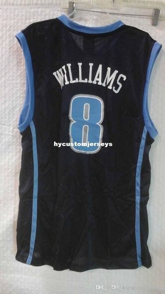 

ncaa retro jersey #8 deron williams blue mens stitched vintage sleeveless vest jerseys, Gray