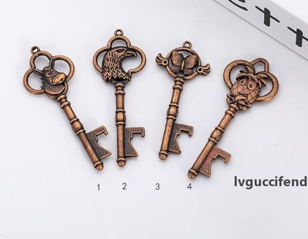 

100pcs/lot key beer opener vintage bottle opener wedding creative
