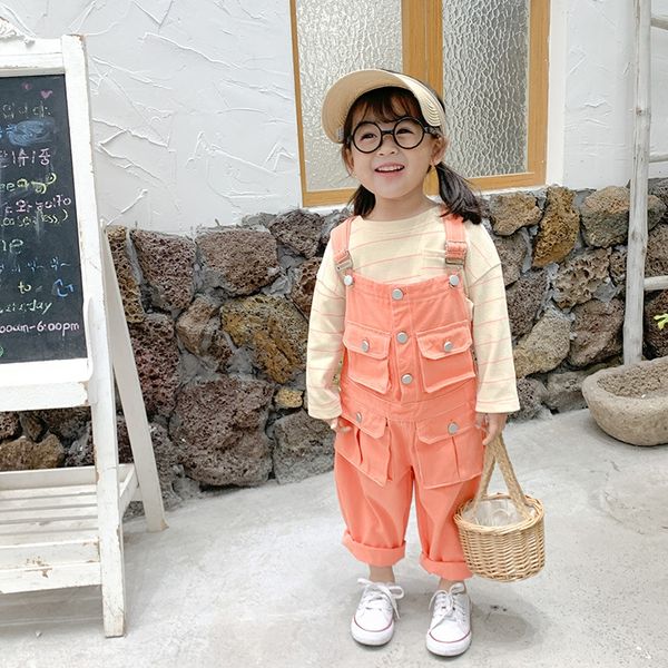 

gpxeh 2020 work clothes for children sling clothingnew children's wear korean style children's boysand girlsworkwear suspender pan, Blue