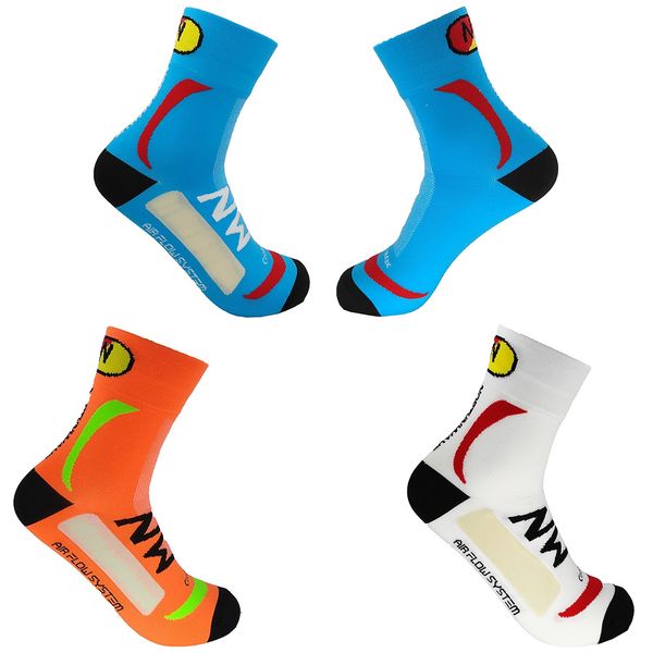 

24 color fashion cycling socks brand bicycle socks men women professional breathable sports socks basketball, Black