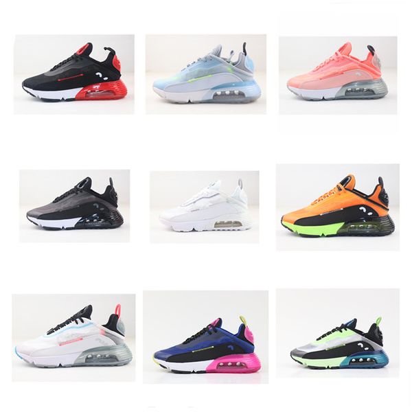 

new 2090 running shoes men women trainers pure platinum duck camo bred triple black white air 2090s sports sneakers 04