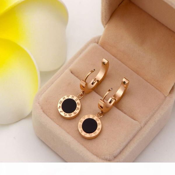 

e selling fashion earring gold -color stud earrings for women black shell earings fashion jewelry, Golden