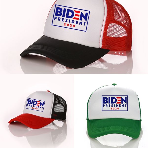 

0k9ed biden 2020 hat great mesh baseball cap keep america red embroidery letter camouflage army trucker, Blue;gray