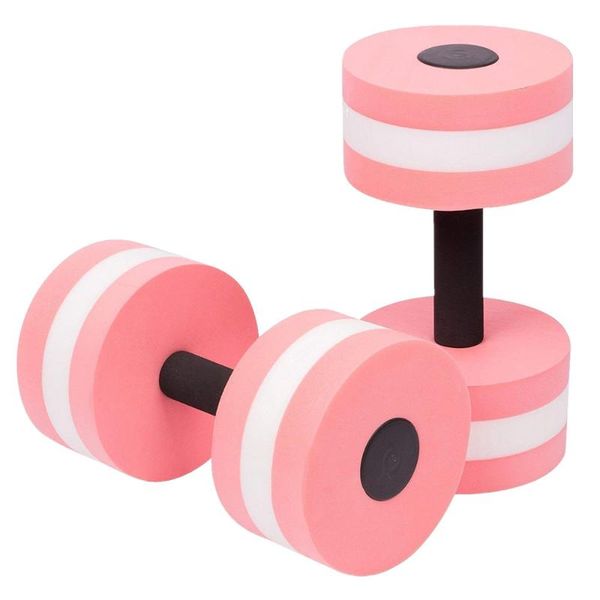 

dumbbells eva water foam floating dumbbell swimming pool weight aerobics automatic float aquatic barbell for yoga fitness