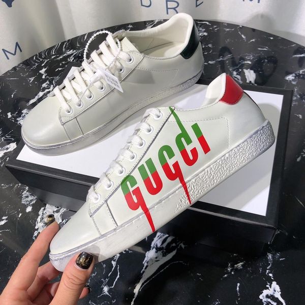 

2020-2019m luxury designer fashion lovers shoes low to help striped casual shoes flat men and women sports shoes
