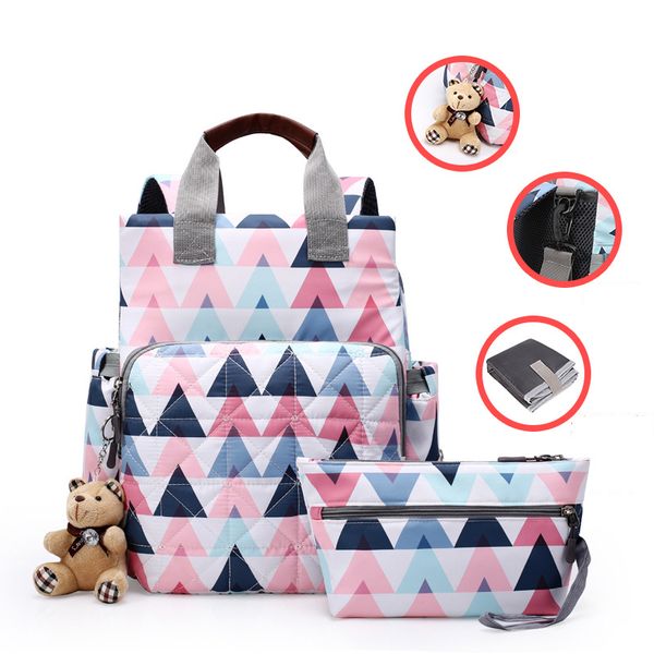 

new waterproof diaper bag for mommy maternity nappy backpack printing baby stroller organizer nursing changing bag to care