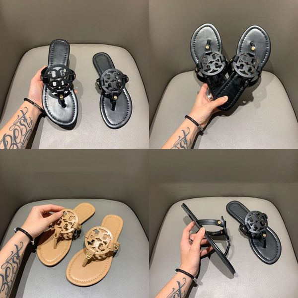 

summer comfortable sequins flat bottom women slippers wild outdoor plus size sandals beach women's slippers#855, Black