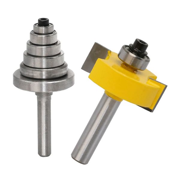 

bearings trimmer set - 8mm bearing router bit and bearings (3/8\" - 1-1/8