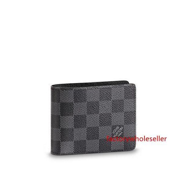 

новый n64002 slender id бумажника мужчины натуральной кожи длинный кошелек цепи держатели бумажники компактный кошелек клатчи вечер key card