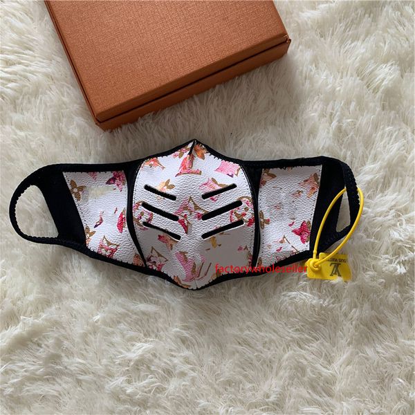 

2020 new designer face mask anti dust protective face masks in stock letter mouth cover mask with box