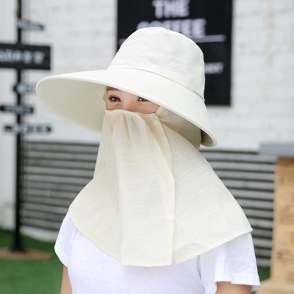 

summer quick dry sun protection fisherman cap with face neck protection outdoor fishing bike removable muti-use women visor hat, Blue;gray