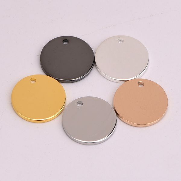 

12mm single hole copper smooth wafer can be pendant diy earrings carved diy minimalist earrings pendant copper accessories, Silver