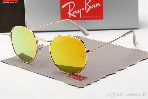

конструктор 2020 pilot очки мужские женщин круглый sunglass поляризованные зеркало lentes металлический каркас человек очки женщина открытый, Black