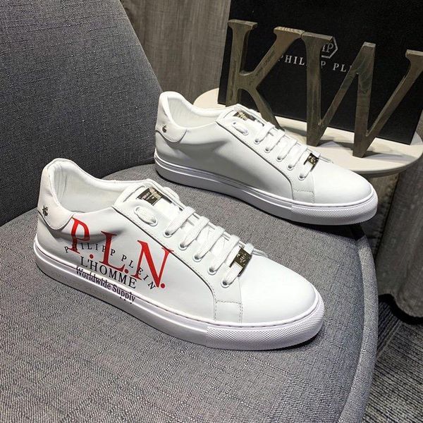 

2020r luxury custom leather printed lettering low casual men's shoes, party shoes outdoor sports shoes, size: 38-45, Black