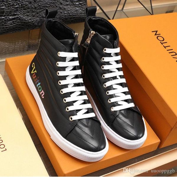 

2020ws new official website synchronization luxury men's casual fashion shoes, outdoor travel sports shoes, fast delivery original box, Black