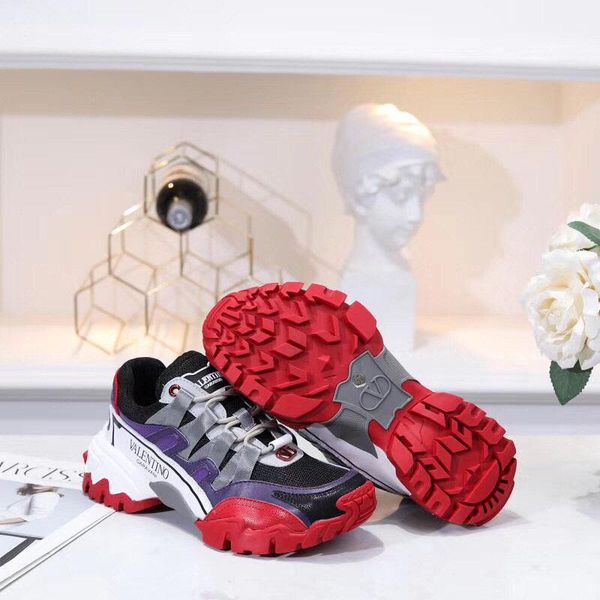 

2021-2020g new trend retro leather casual shoes ,breathable men and women outdoor sports shoes ,fashion wild party lovers shoes size 35 -45, Black
