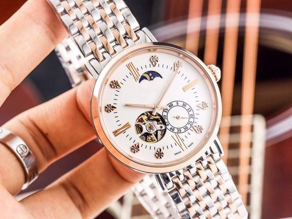 

2020 new equipped with 9908 timing automatic movement 40mm designer watch watch automatic mechanical diamond watch set dril, Slivery;brown