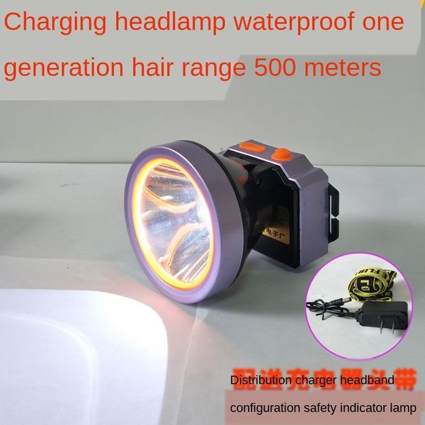 

2019 new waterproof rechargeable flash lithium battery flash strong headlight led head mounted headlight split