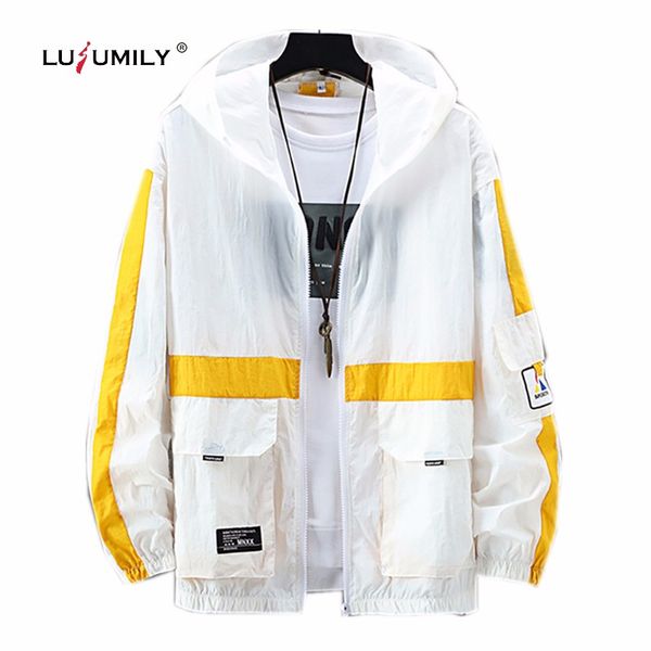 

lusumily fashion summer windbreaker women casual spring autumn loose jacket female thin coat zipper hoodies jackets girl, Black;brown