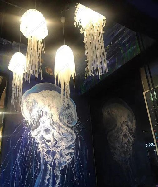 

factory direct selling restaurant chandelier new medusae pendant lamps glow ethereal jellyfish droplight acaleph hanginglight ing