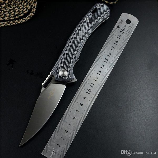 

TWOSUN Knife TS127 14C28N blade G10 handle folding Pocket Knife for tactical hunting Outdoor camping EDC tool ball Bearings with pocket clip