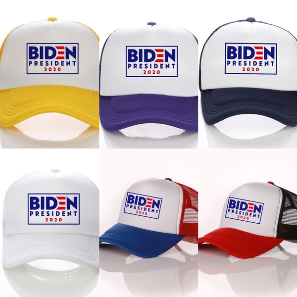 

2plmm 16 color biden trucker 2020 hat joe biden election baseball cap cap women president hats fashion adjustable mesh men, Blue;gray