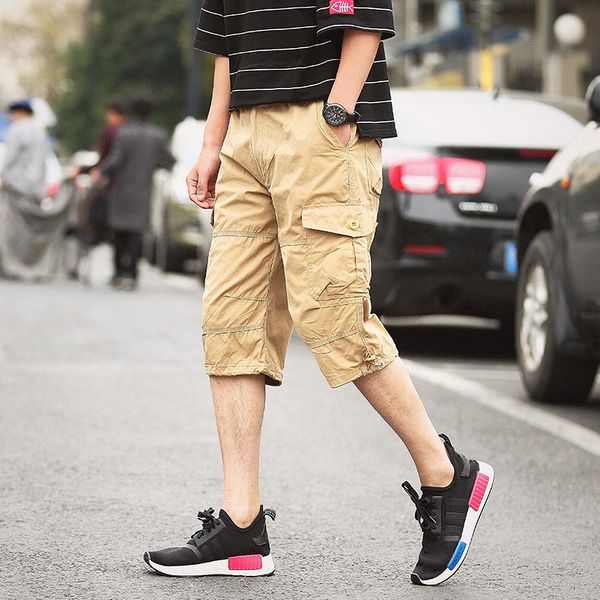 

summer men's soldiers men's shorts tactical army cotton shorts loose work casual plus size m-3xl, White;black