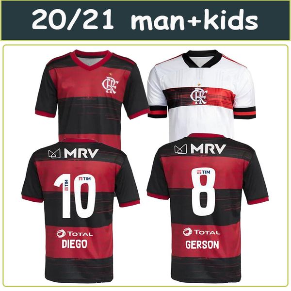 

20 21 cr flamenco soccer jerseys 2020 flemish guerrero diego vinicius flamengo gabriel b men football shirt custom made kids women, Black;yellow