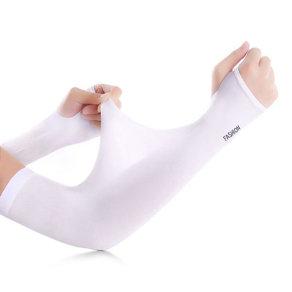 

summer outdoor sports arm sleeves uv-proof pure color cooling running cycling fishing driving shooting sleeve arm cover, Black;gray