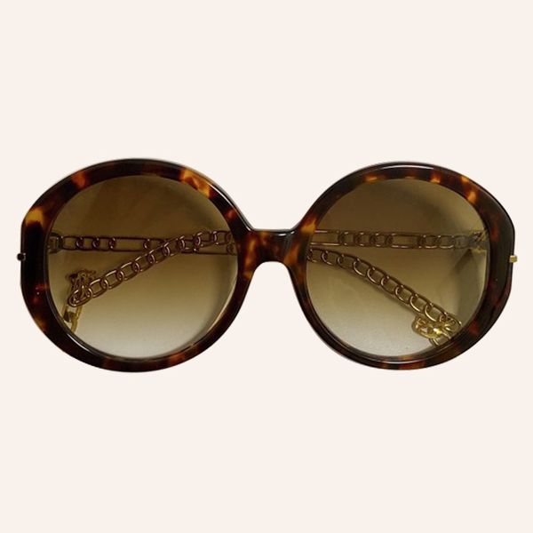 

oculos fashion oval sunglasses de new luxury oversize chain with women sun men feminino glasses sol tiwvm, White;black