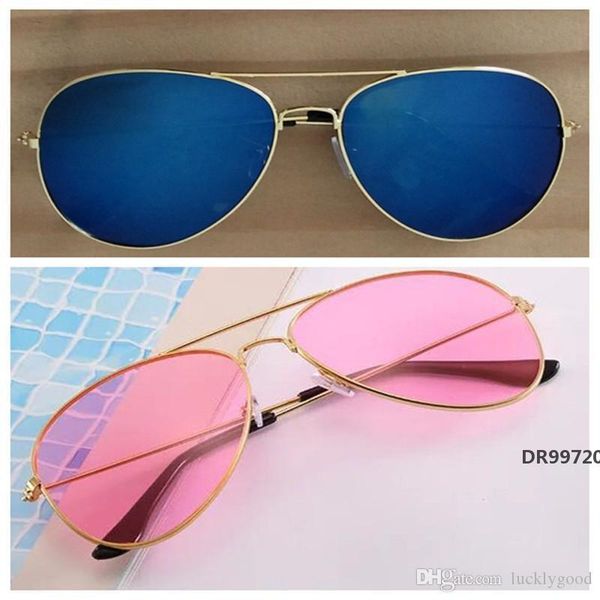 

новый дизайнер pilot солнцезащитные очки для мужчин женщины outdoorsman солнцезащитные очки очки gold brown 58мм 64мм стеклянные линзы с кор, White;black