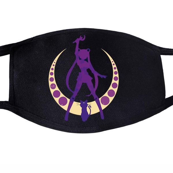 

coreano kawaii anime maschera bocca tessuto maschera maschera di polvere del fumetto viso divertente cotone anti bella riutilizzabile kiyqa