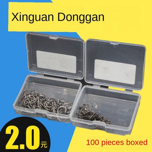 

100 boxed new - high in kanto 100 fishhooks boxed new high- carbon high carbon steel steel fishhooks in kanto
