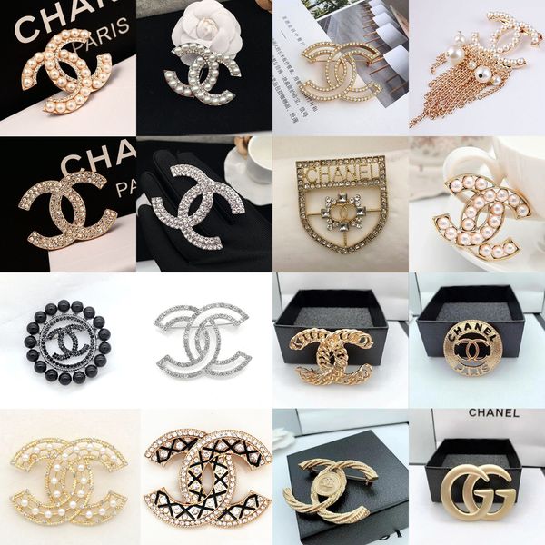 

zero profit crystal rhinestone letter brooch pin paris brooch corsage famous women brooches fashion jewelry ing, Gray