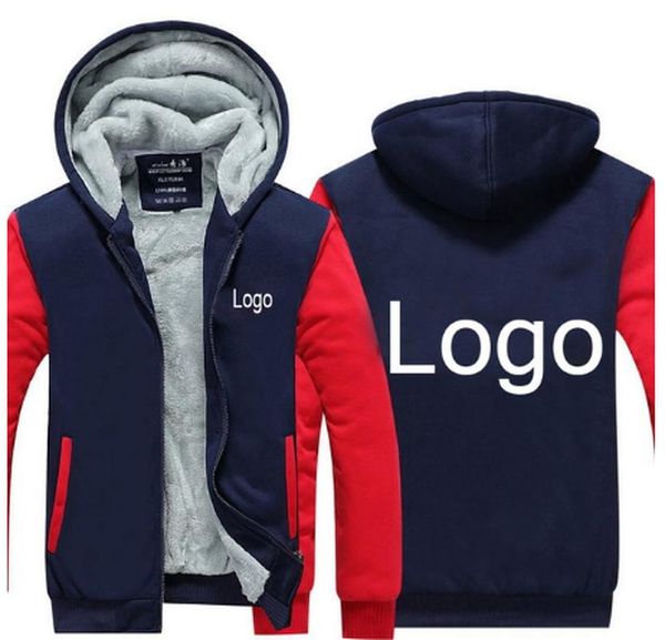 

hoodie winter thickening male car all fans diy do it yourself sweatshirts zipper hoodies customized coat male hoodies jacket